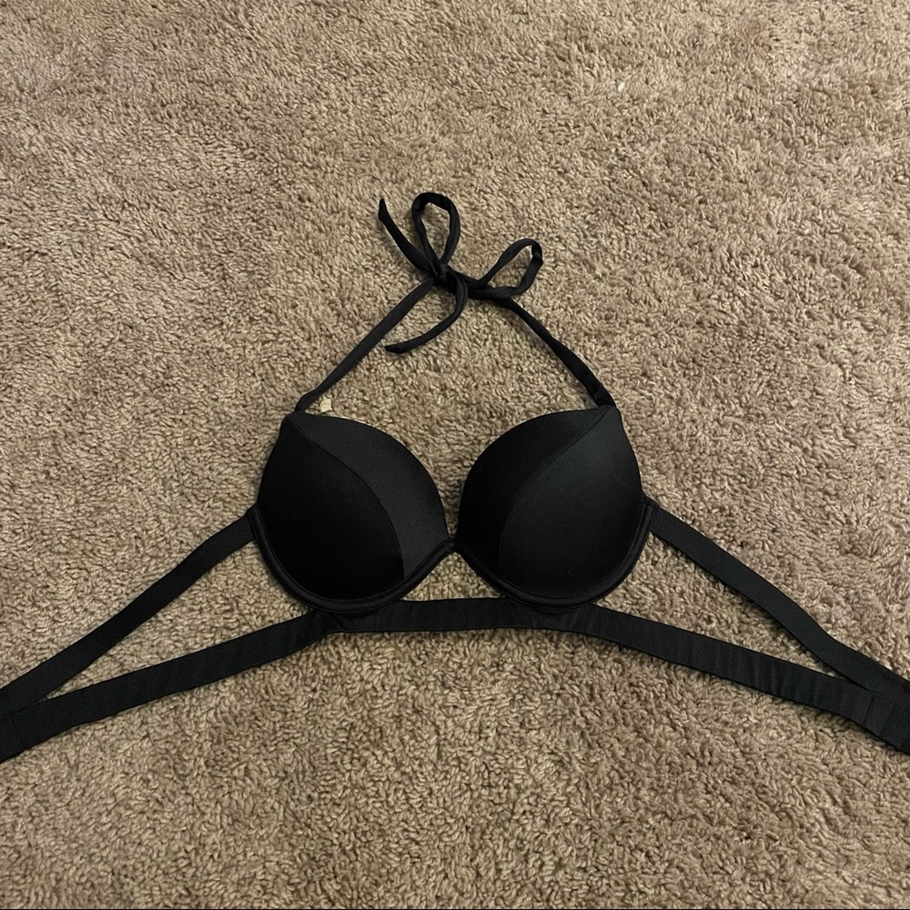 victoria’s secret black push up bra